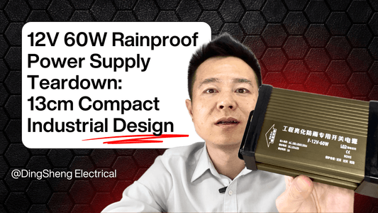 12V 60W Rainproof Power Supply Teardown